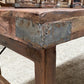 Reclaimed Wood Folding Table (67.5x22.75) Rustic Wood Dining Kitchen Island B136