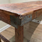 Reclaimed Wood Folding Table (68.75x22.25)Rustic Wood Dining Kitchen Island B137
