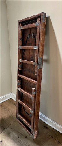 Reclaimed Wood Folding Table (68.75x22.25)Rustic Wood Dining Kitchen Island B137