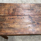 Reclaimed Wood Folding Table (68.75x22.25)Rustic Wood Dining Kitchen Island B137