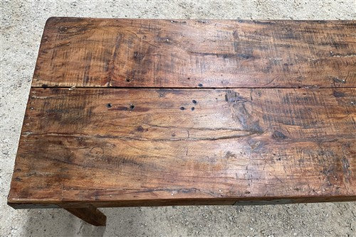 Reclaimed Wood Folding Table (68.75x22.25)Rustic Wood Dining Kitchen Island B137