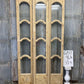 Antique French Double Doors (46.5x81.75) 4 Pane Glass, European Reclaimed G207
