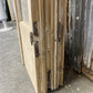 Antique French Double Doors (46.5x81.75) 4 Pane Glass, European Reclaimed G207
