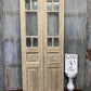Antique French Double Doors (36.75x86) 5 Pane Glass, European Reclaimed G208