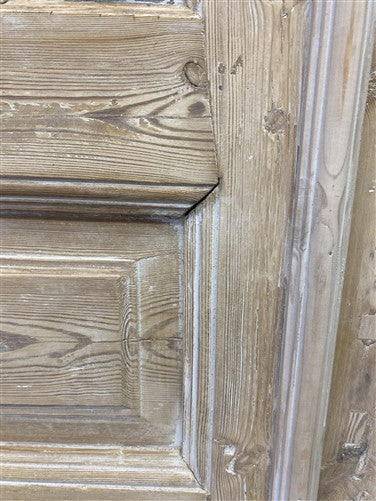 Antique French Double Doors (36.75x86) 5 Pane Glass, European Reclaimed G208