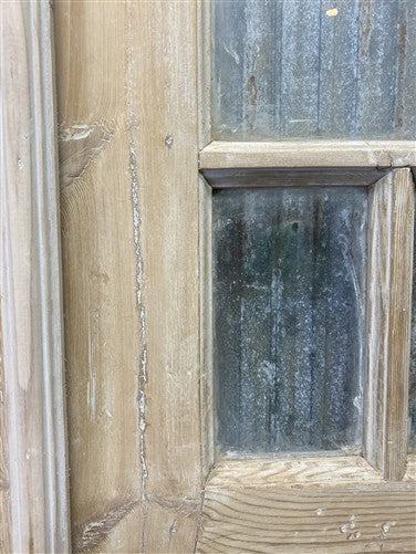 Antique French Double Doors (36.75x86) 5 Pane Glass, European Reclaimed G208