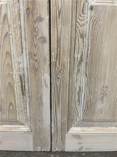 Antique French Double Doors (36.75x86) 5 Pane Glass, European Reclaimed G208