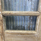 Antique French Double Doors (37.75x87) 3 Pane Glass, European Reclaimed G209