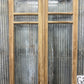 Antique French Double Doors (36.5x83) 3 Pane Glass, European Reclaimed G210