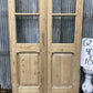 Antique French Double Doors (40x104) 4 Pane Glass, European Reclaimed G211