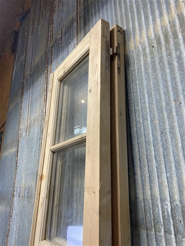Antique French Double Doors (40x104) 4 Pane Glass, European Reclaimed G211