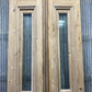 Antique French Double Doors (39x98.75) 1 Pane Glass, European Reclaimed G212