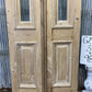 Antique French Double Doors (39x98.75) 1 Pane Glass, European Reclaimed G212