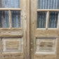 Antique French Double Doors (36.5x86.75) 5 Pane Glass, European Reclaimed G213