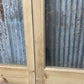 Antique French Double Doors (31x93) 1 Pane Glass, European Reclaimed G214
