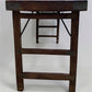 Reclaimed Wood Folding Table (69x22.5) Rustic Wood Dining Kitchen Island B138