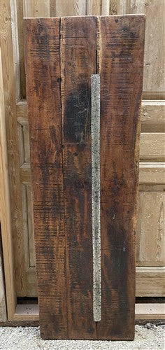 Reclaimed Wood Folding Table (68x22) Rustic Wood Dining Kitchen Island B139