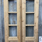 Antique French Double Doors (35.5x81.5) 3 Pane Glass, European Reclaimed G215