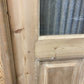 Antique French Double Doors (35.5x81.5) 3 Pane Glass, European Reclaimed G215
