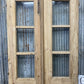 Antique French Double Doors (35.5x81.5) 3 Pane Glass, European Reclaimed G215