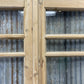 Antique French Double Doors (44x79) 5 Pane Glass, European Reclaimed G218