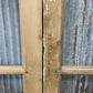 Antique French Double Doors (39x87) 3 Pane Glass, European Reclaimed G219