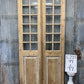 Antique French Double Doors (44x97) 12 Pane Glass, European Reclaimed G220