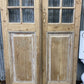 Antique French Double Doors (44x97) 12 Pane Glass, European Reclaimed G220