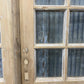 Antique French Double Doors (44x97) 12 Pane Glass, European Reclaimed G220