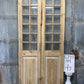 Antique French Double Doors (44x97) 12 Pane Glass, European Reclaimed G220