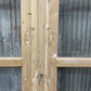 Antique French Double Doors (48.5x82) 3 Pane Glass, European Reclaimed G242