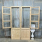 Antique French Double Doors (48.5x82) 3 Pane Glass, European Reclaimed G242