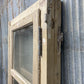 Antique French Double Doors (48.5x82) 3 Pane Glass, European Reclaimed G242