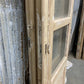 Antique French Double Doors (48.5x82) 3 Pane Glass, European Reclaimed G242