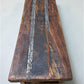 Reclaimed Wood Folding Table (68x22) Rustic Wood Dining Kitchen Island B140