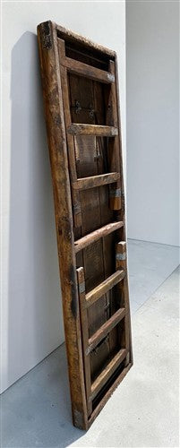 Reclaimed Wood Folding Table (68x22) Rustic Wood Dining Kitchen Island B140