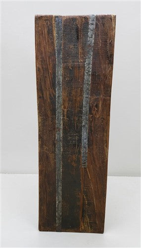 Reclaimed Wood Folding Table (68x22) Rustic Wood Dining Kitchen Island B140