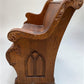 Wooden Church Pew, (4'3") Vintage Porch Bench, Entry Foyer, Dining Seating A18