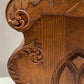 Wooden Church Pew, (4'3") Vintage Porch Bench, Entry Foyer, Dining Seating A18