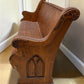 Wooden Church Pew, (5'2") Vintage Porch Bench, Entry Foyer, Dining Seating A19