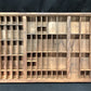 Printer Drawer Wood Block Typeset Tray, Letterpress Thimble Shelf Display, A55