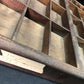 Printer Drawer Wood Block Typeset Tray, Letterpress Thimble Shelf Display, A55