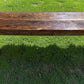 Reclaimed Wood Folding Table (68.5x22.5) Rustic Wood Dining Kitchen Island B141