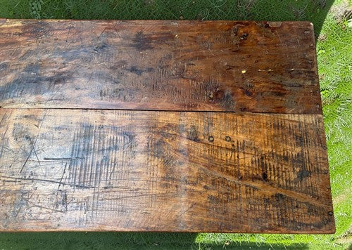 Reclaimed Wood Folding Table (68.5x22.5) Rustic Wood Dining Kitchen Island B141