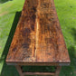 Reclaimed Wood Folding Table (68.5x22.5) Rustic Wood Dining Kitchen Island B141