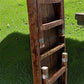 Reclaimed Wood Folding Table (68.5x22.5) Rustic Wood Dining Kitchen Island B141