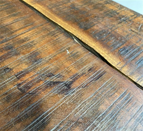 Reclaimed Wood Folding Table (68x21.5) Rustic Wood Dining Kitchen Island B142