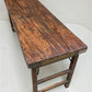 Reclaimed Wood Folding Table (68x21.5) Rustic Wood Dining Kitchen Island B142