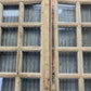 Antique French Double Doors (39.5x92) 14 Pane Glass, European Reclaimed G222
