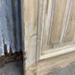 Antique French Double Doors (39.5x92) 14 Pane Glass, European Reclaimed G222